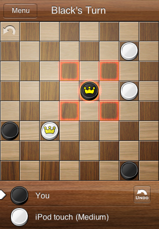 Tournament Checkers Free free app screenshot 1