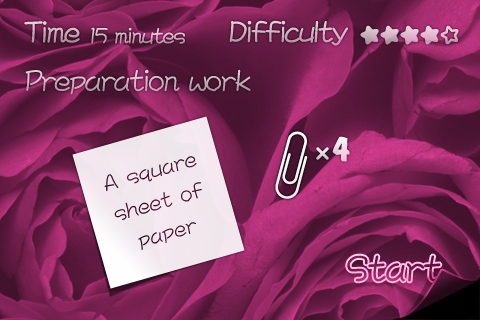 Happy Origami Rose Edition free app screenshot 3