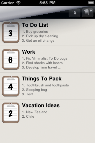 Minimalist To Do List free app screenshot 4