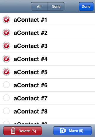 Private Contacts free app screenshot 2