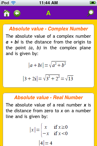 Algebra-2 Lite free app screenshot 2