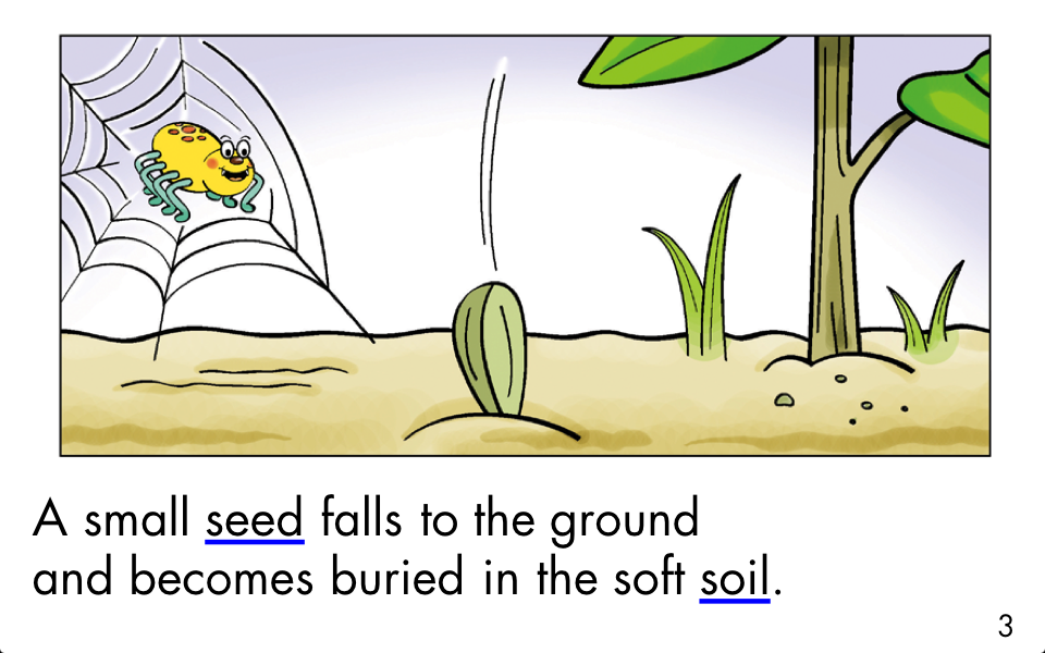 A Seed Grows - LAZ Reader [Level G-first grade] free app screenshot 2