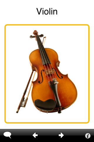 ABA Flash Cards - Musical Instruments free app screenshot 4