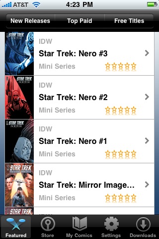Star Trek Comics free app screenshot 4