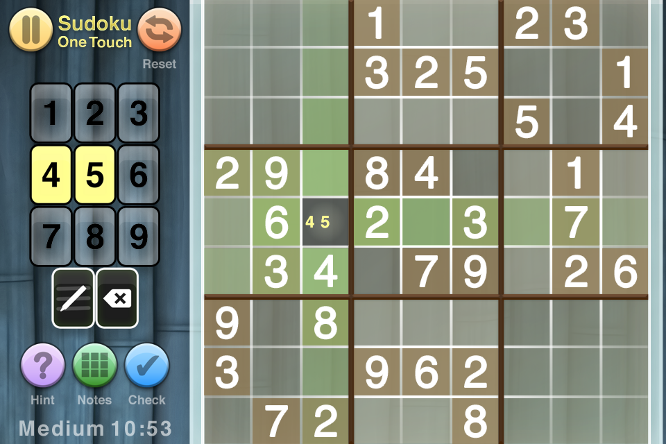 Sudoku OneTouch Free free app screenshot 3