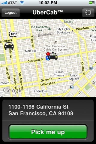 Uber free app screenshot 1