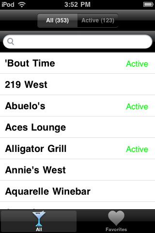 Austin Happy Hour free app screenshot 1