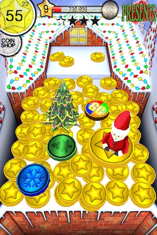 Coin Dozer - Christmas free app screenshot 2