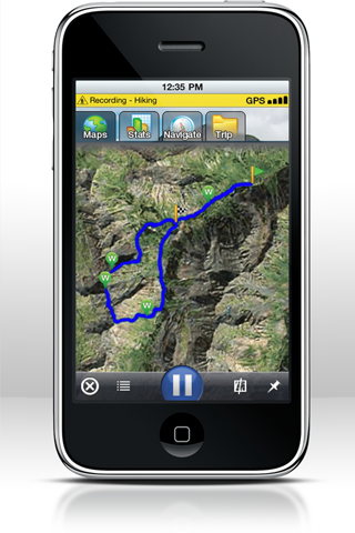 BACKPACKER GPS Trails Lite free app screenshot 2