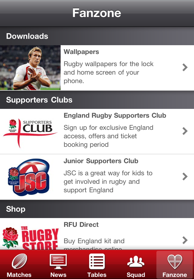 Official Rugby Football Union App free app screenshot 3
