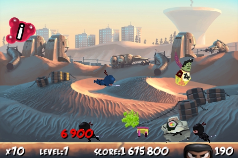 Free Zombie Hero - Kill Angry War Ninja free app screenshot 4