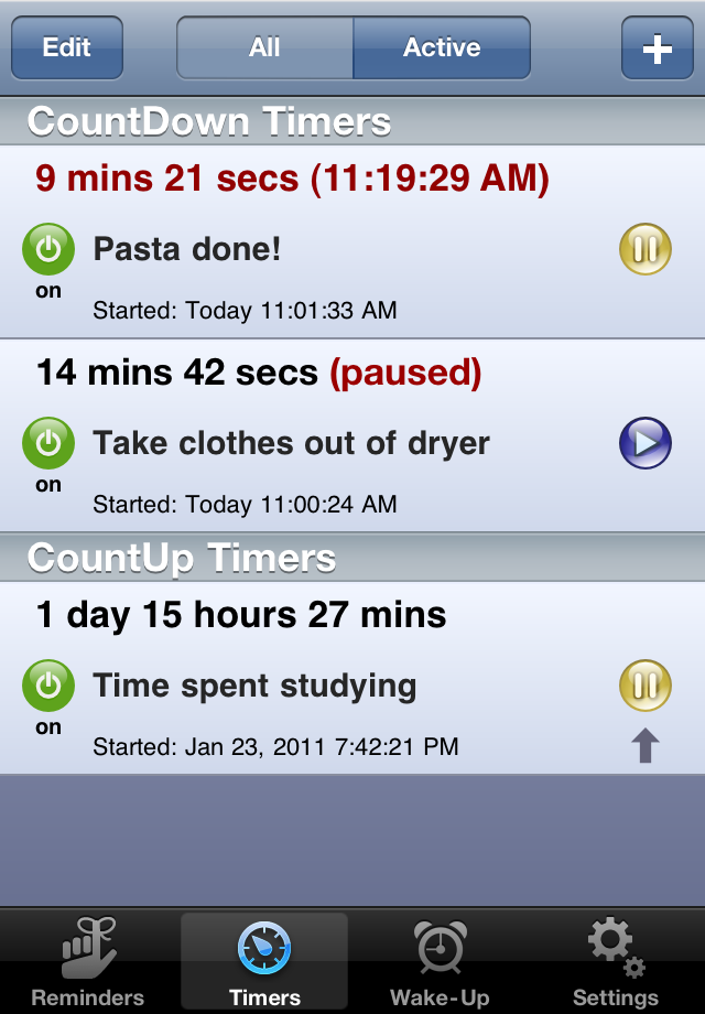 Alarmed ~ Reminders, Timers, Alarm Clock free app screenshot 3