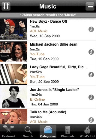 Truveo Video Search free app screenshot 3