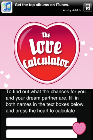 The Love Calculator free app screenshot 3