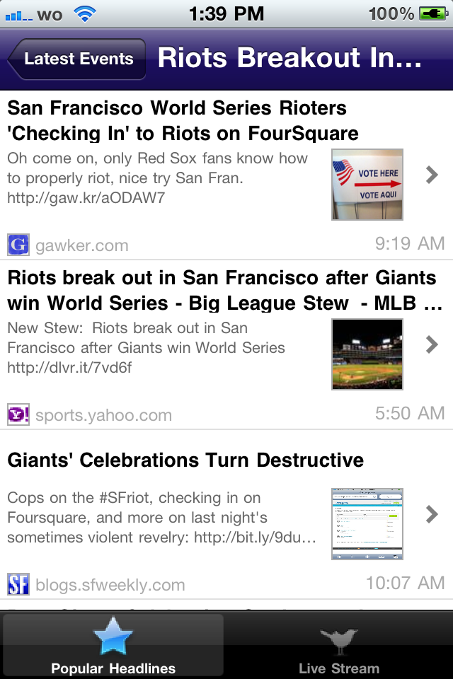 Tweetbeat free app screenshot 2