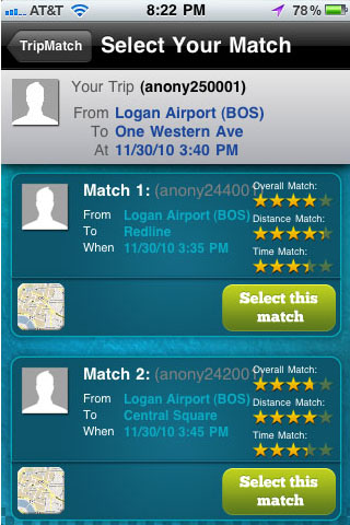 GobiCab - easy taxi sharing! free app screenshot 4