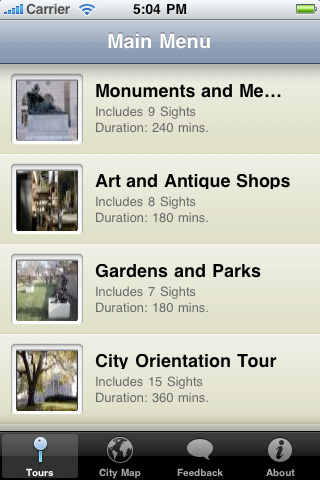 Washington D.C. Map and Walking Tours free app screenshot 4