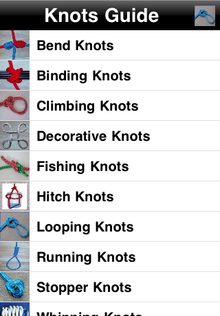 Knots Guide free app screenshot 1