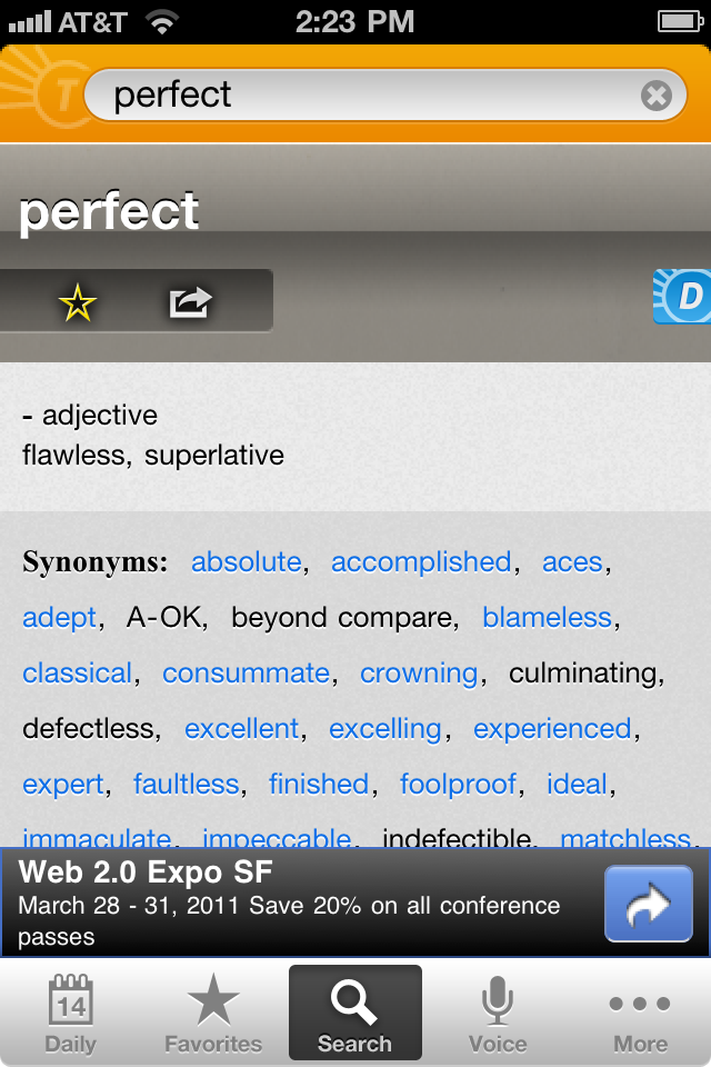 Dictionary.com - Dictionary & Thesaurus - Free free app screenshot 3