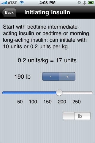 STAT Insulin DM2 free app screenshot 2