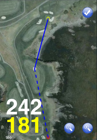 myCaddie Pro GPS Golf Range Finder free app screenshot 1