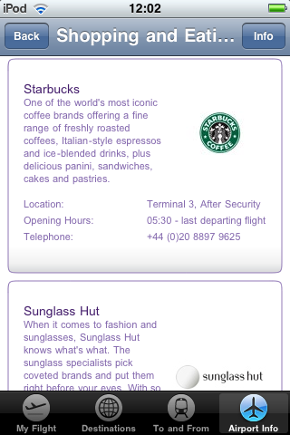 Heathrow Airport Guide Free free app screenshot 3