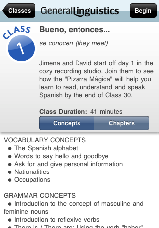 Learn Spanish Levels I & II with Bueno, entonces... free app screenshot 2