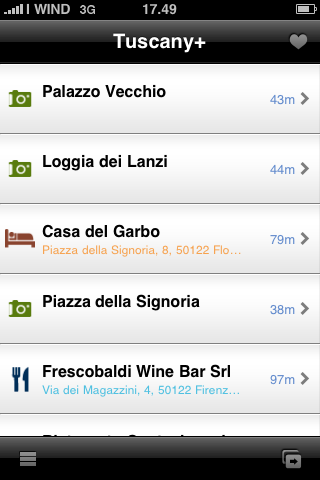 Tuscany+ free app screenshot 1
