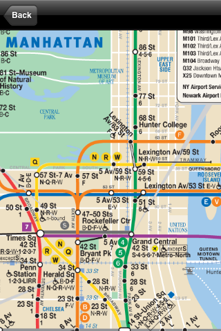 New York Subway System free app screenshot 2