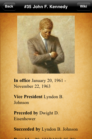 US Presidents! free app screenshot 4