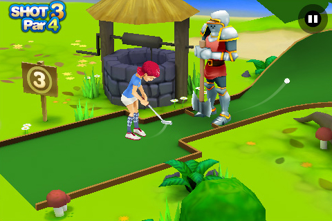 3D Mini Golf Challenge FREE free app screenshot 1