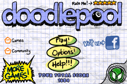 Doodle Pool free app screenshot 1