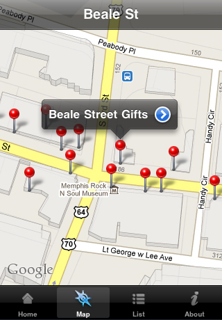 Beale Street free app screenshot 3