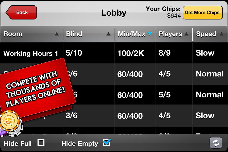 VIP Poker free app screenshot 4
