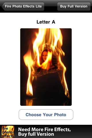Fire Photo Effects Lite free app screenshot 4
