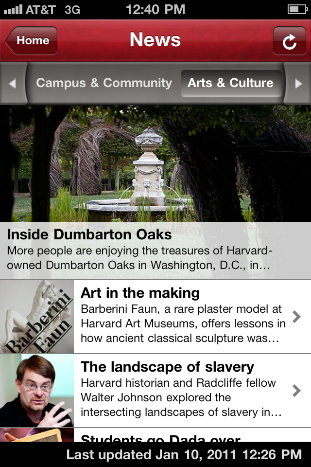 Harvard Mobile free app screenshot 3