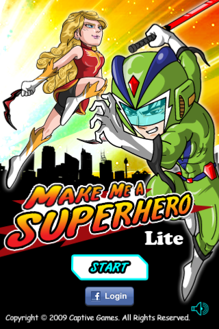 Make Me A Superhero Lite free app screenshot 1