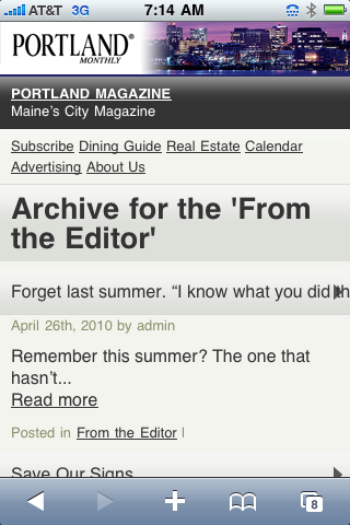 Portland Mag free app screenshot 2