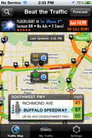 Beat the Traffic free app screenshot 1