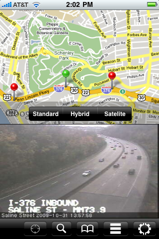 which iphone app that notifies you of traffic to work