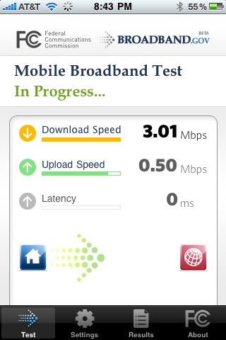 FCC Mobile Broadband Test free app screenshot 1