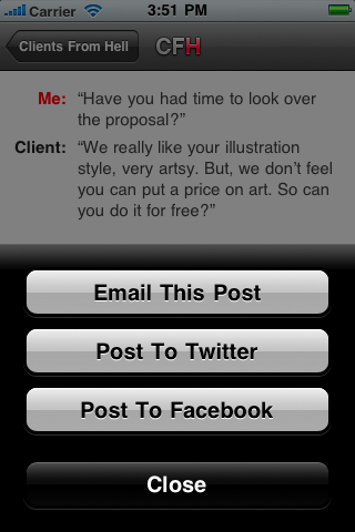 Clients From Hell Free free app screenshot 3