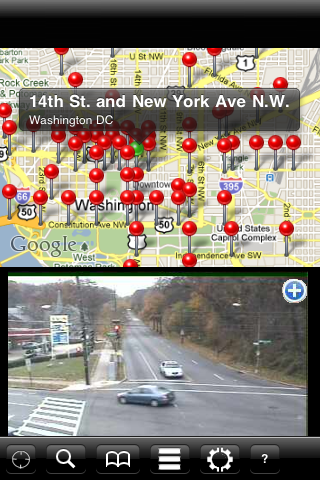 Washington DC Traffic free app screenshot 2