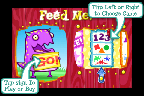 Feed Me! - PencilBot Preschool free app screenshot 1