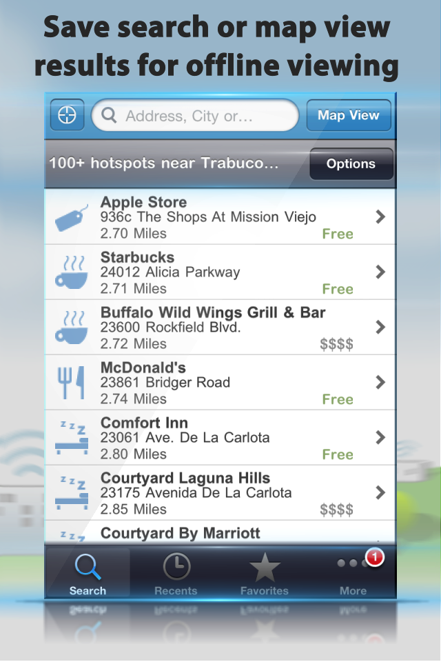 Wi-Fi Finder free app screenshot 3