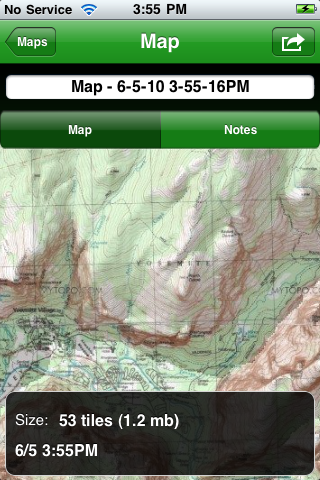 Offline Topo Maps free app screenshot 3
