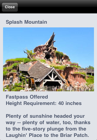 Disneyland Maps Free free app screenshot 4