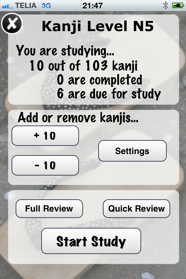 JLPT Study FREE, Kanji and Vocabulary Japanese Proficiency Level N5 free app screenshot 2
