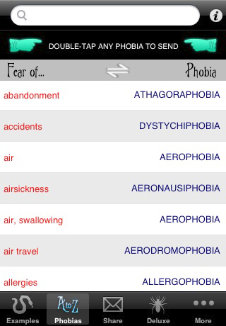 iPhobias - 300 FREE Phobias free app screenshot 4