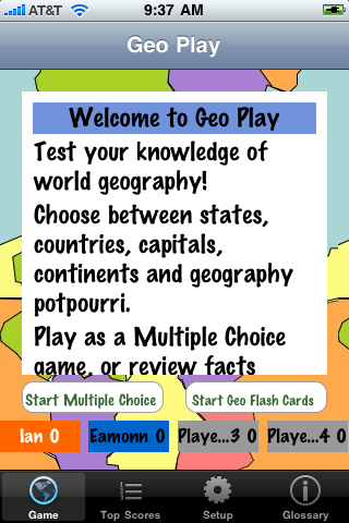 Geo Play 2 free app screenshot 1